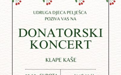 Donatorski koncert Udruge “Djeca Pelješca”
